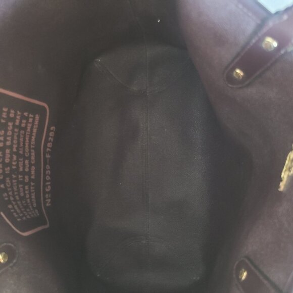 Coach F78283 Reversible City Tote With Ribbon Bouquet Print - Picture 8 of 9